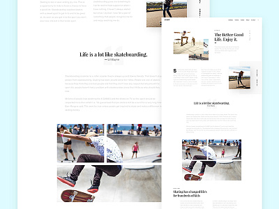 EVEN0 magazine Article blog celebs clean design fashion lifestyle magazine minimal typography ui web website