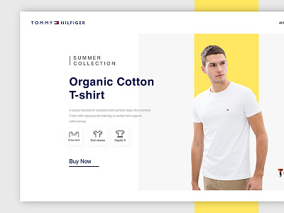 Tommy Hilfiger concept clean clothes concept ecommerce minimalist responsive shop tommyhilfiger website