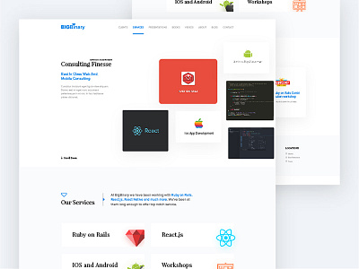 Service Page agency clean design page responsive ruby service ui ux web website