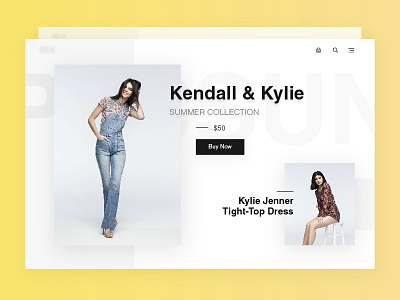 Ecommerce Store clean design ecommerce fashion flat minimal shop store ui web