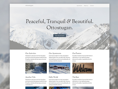 Ottostugan Website Re-Design