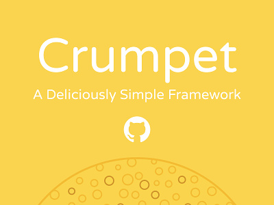 Crumpet - A Deliciously Simple Framework framework icons logo redesign web design