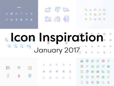 Icon Inspiration January 2017 clean icon icons inspiration simple web design