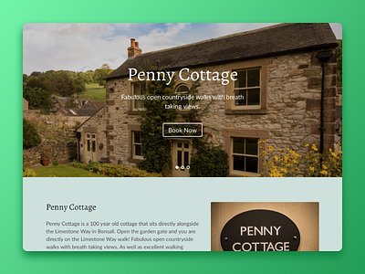 Penny Cottage Website booking cottage holiday images simple website