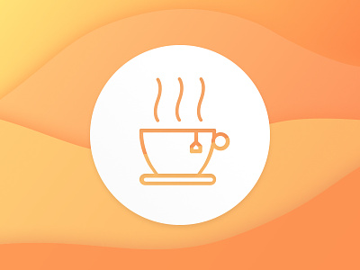 Fancy a Brew? icon logo minimal tea
