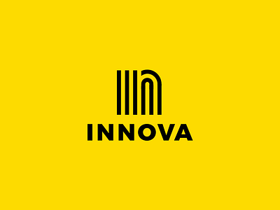 Innova brand branding construction logo mono.line