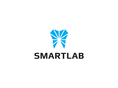 Smart Lab app brand branding dentist design icon logo logotype