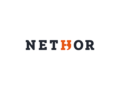 Nethor brand branding hammer logo logo design logotype typography wood