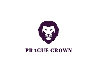 Lion brand branding crown lion logo luxury prague