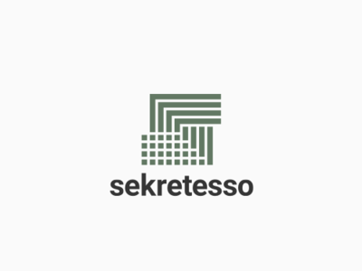 Sekretesso logo design brand confidentail destruction icon logo logo branding security sketch stripes symbol