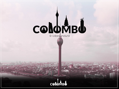 COLOMBO - Minimalist Sri Lanka art colombo concept design iconic illustration logo minimalist srilankan