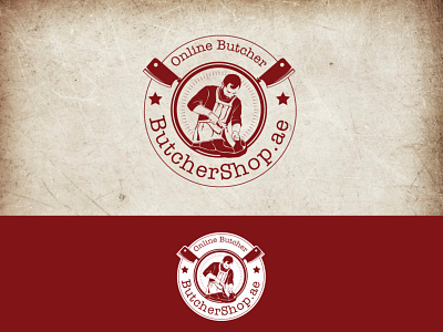 Butchershop - Vintage Logo 2d art branding branding concept butcher logo concept design flat iconic illustration minimalist online butcher retro vector vintage