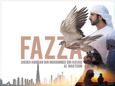 Tribute artwork - Fazza art concept crown prince design dubai art dubai crown prince fan art fazza graphic design hamdan bin mohammed udara jayasanka udarts udarts dubai