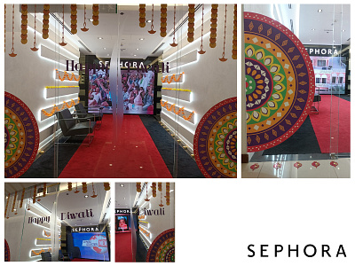 DIWALI Decoration design - SEPHORA