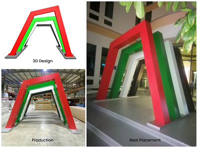 3D Arch for ENOC National Day