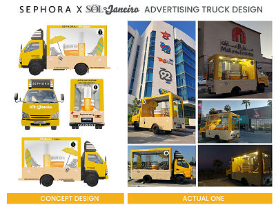 Advertising Truck Design - SEPHORA x SOL de Janeiro advertising truck advertising truck design art branding branding design concept design dubai dubai design my works sephora sephora advertising sephora france sephora uae sephora x sol de janeiro sol de janeiro uae udarts udarts dubai ui