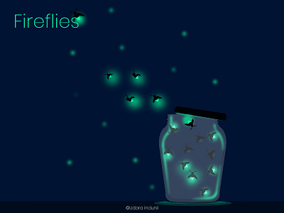 Fireflies art conceptart dream fireflies illustration owl city song