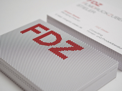 Businesscard FDZ-Stieler business card businesscard corporate corporate design typography