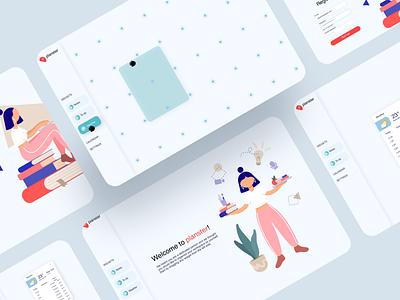 Dynamic dashboard actions application darg and drop dashboard design drag drop entry illustration notes page to do ui uidesign uiux weather welcome widgets