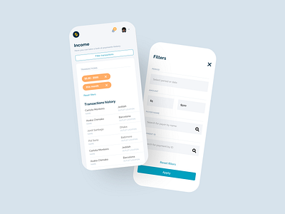 Mobile finance app