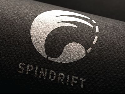 Spindrift design dribbble dribbbler drift flat flatlogo illustration logo mockup shot spin spindrift