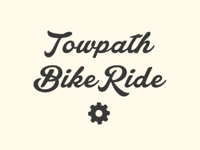 Biking logo akron biking community exercise ohio towpath