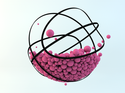 Dribbbling particles 3d ball basket dribbble experiment particles