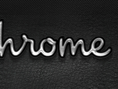 Chrome effect 3d chrome effect metal text texture