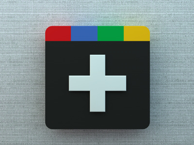 Google + colors google icon minimal shadow texture