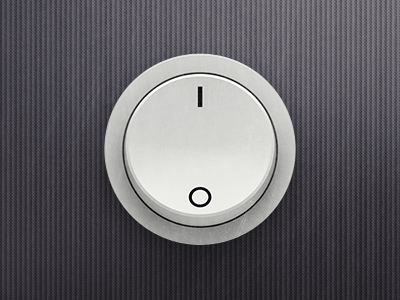 Switch animated light old round switch texture white