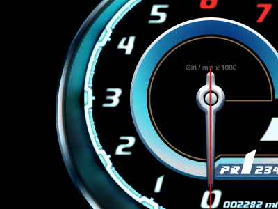 Lamborghini Freebie car free lamborghini psd race tachometer ui