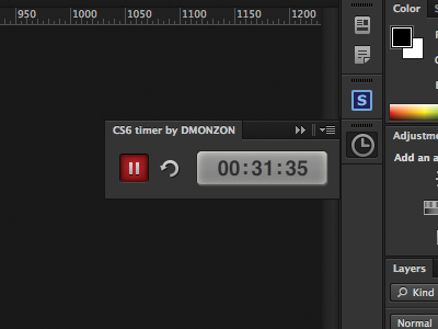Free Photoshop Timer Panel dmonzon panel photoshop time timer tools track