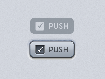 Push / Check box button check push shine