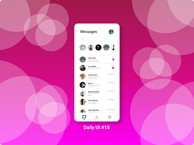 Daily UI #15. Direct Messaging