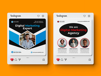 Corporate Social Media Post Design Template