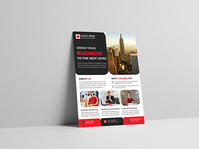 Corporate Business Flyer Design Template