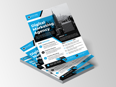 Professional Corporate Modern Marketing Flyer Design