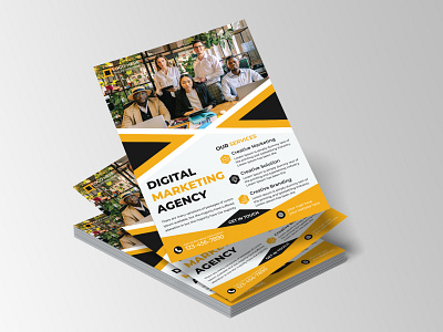 Professional Corporate Modern Marketing Flyer Design