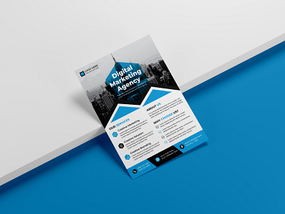 Corporate Modern Digital Marketing Flyer Design