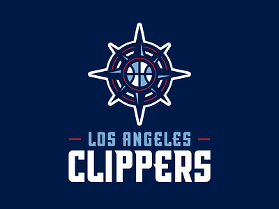 clippers rebrand concpet athletics basketball clippers hoops la logo los angeles nautical nba sports