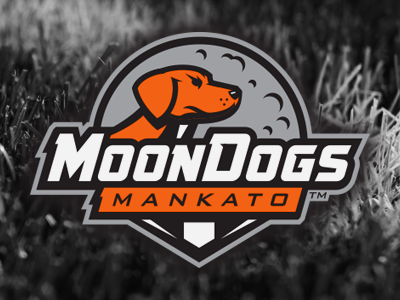 moondogs athletics baseball dog logo moon moondogs sports vector