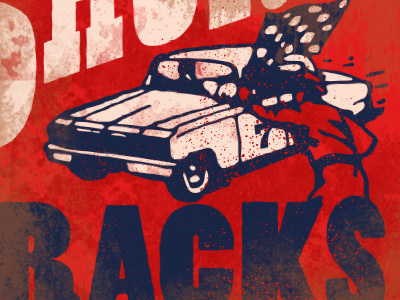 short track nascar car apparel texture distressed vintage retro racing
