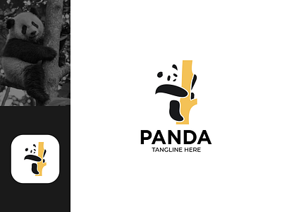 PANDA logo concept branding design graphic design illustration logo motion graphics typography ui ux