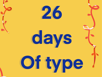 26 days of type