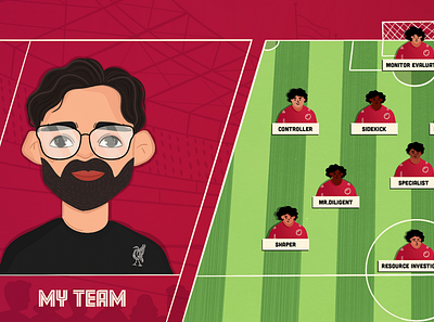 How to effectively build and manage virtual teams art design dribbble football game illustration liverpoolfc minimal office player soccer sports team teamwork vector virtual virtual team wfh work workplace