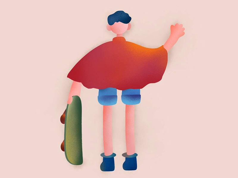 play time 3d art 3d textures cute art design photoshop mobile minimal illustration vector dribbble procreate brushes procreateapp procreate skateboarding skateboard skating sports