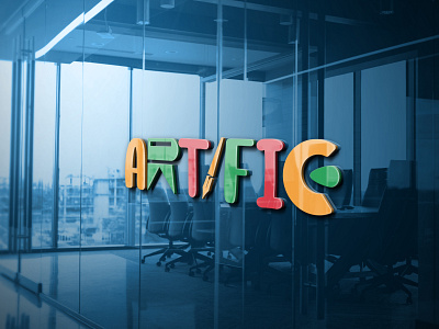 Art Supply branding design graphic design illustrator logo design logo