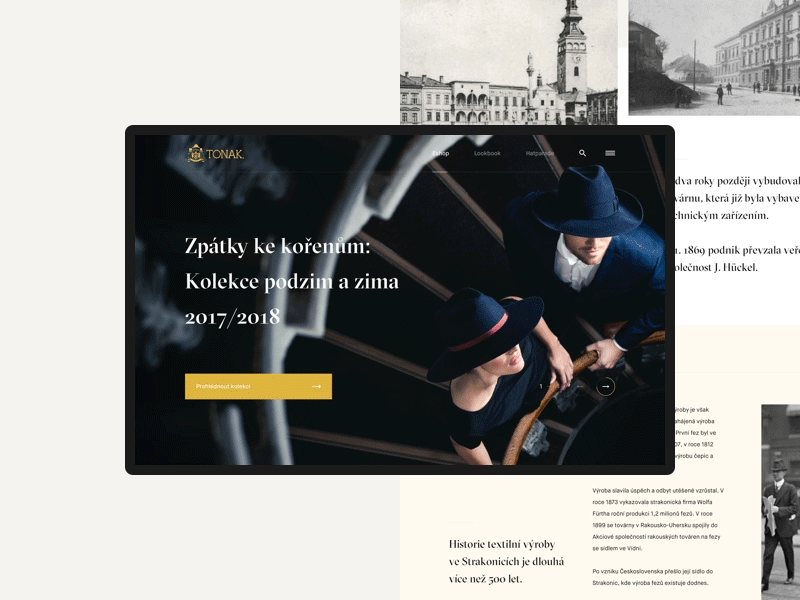 Tonak - Homepage soulmates website tonak simple ux uiux minimal gif animation