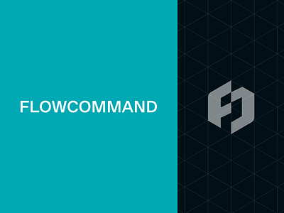 Flowcommand Logo Details b2b brand designer branding branding identity design geometrical identity logo logodesign minimal simple startup branding startup logo tech logo technology