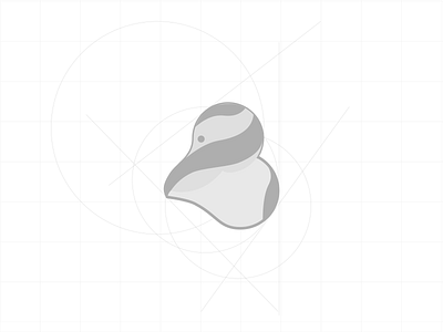 DuckHeart app branding design flat icon illustration minimal ui ux vector